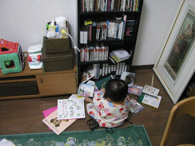 <写真>散らかった